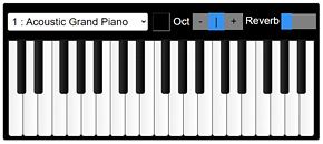 Beeldhouwer van Vermelden Virtual Musical Instruments online: play guitar, piano, drums, xylophone  and flute